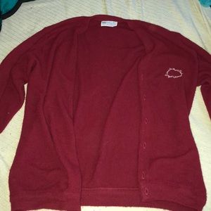 Oversized Grandfather Cardigan